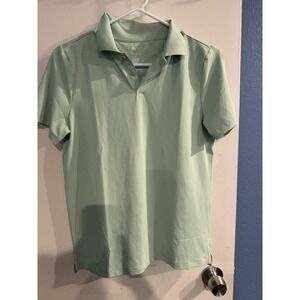All in Motion Boys Active Polo Light Green size 14